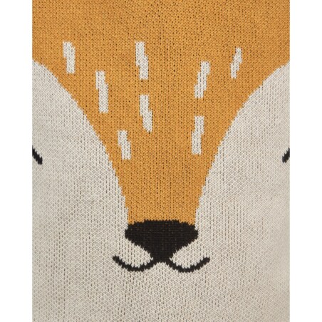 Kosz bawełniany lisek beżowo-pomarańczowy HARRORI