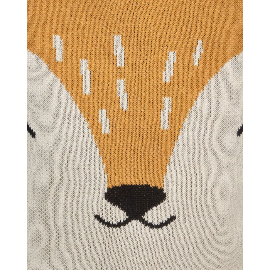 Kosz bawełniany lisek beżowo-pomarańczowy HARRORI