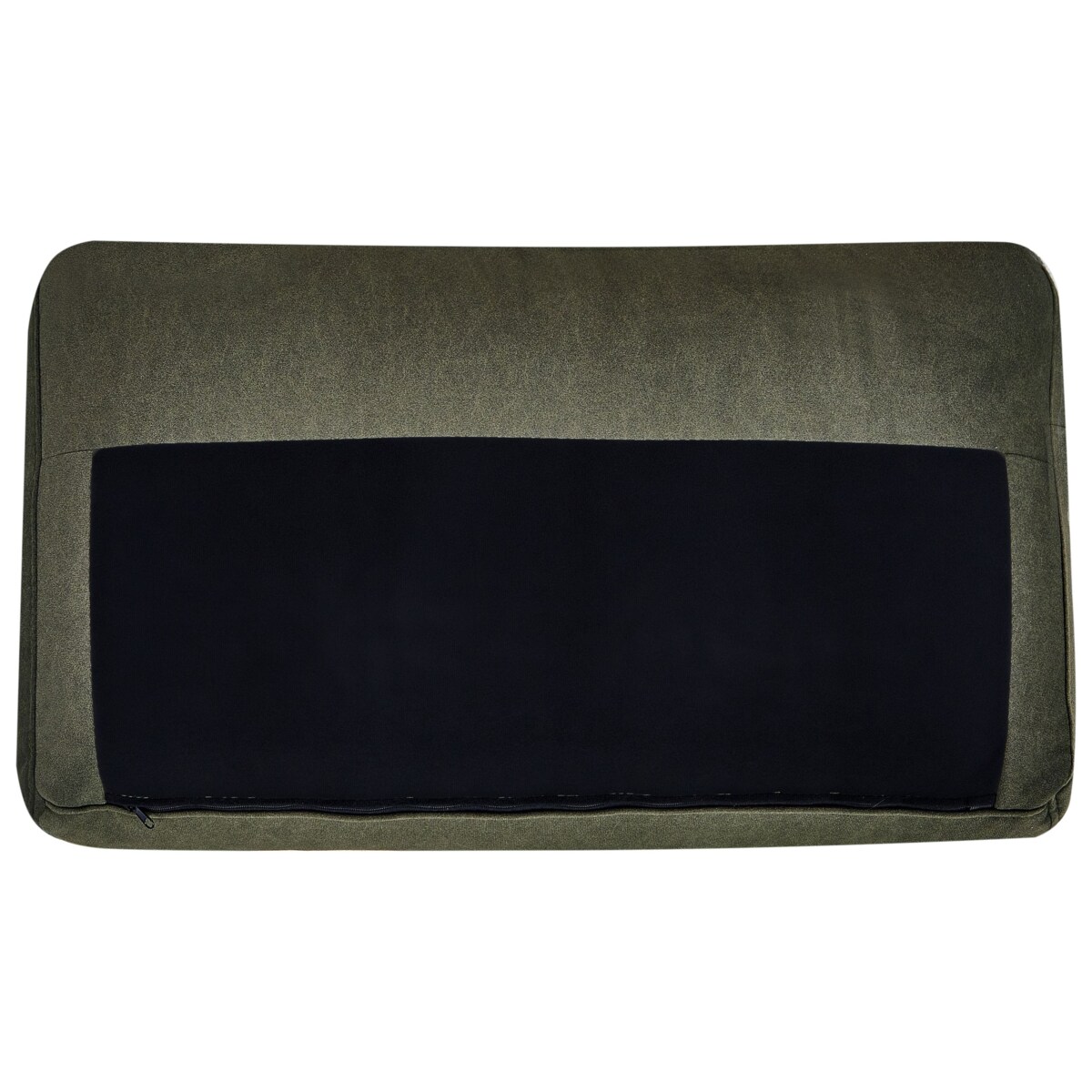 Sofa narożna prawostronna KIRUNA Welur Ciemnozielony Prawostronny