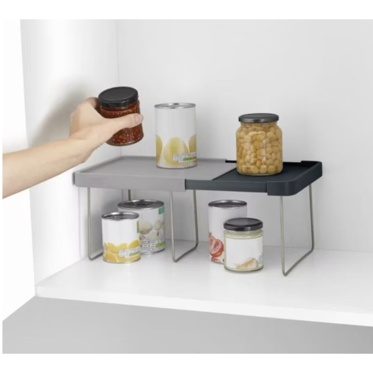 Półka do szafki kuchennej rozkładana CupboardStore, 16.25 x 25.5 x 21.45 cm, Joseph Joseph