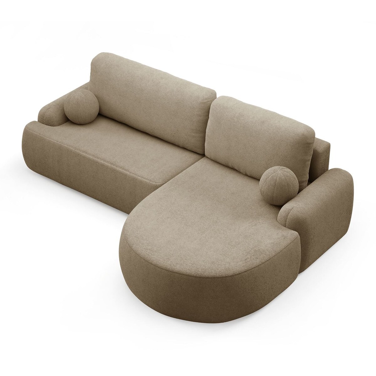 Zaokrąglony narożnik CLEO z funkcją spania, wersja prawa, Quelle 18