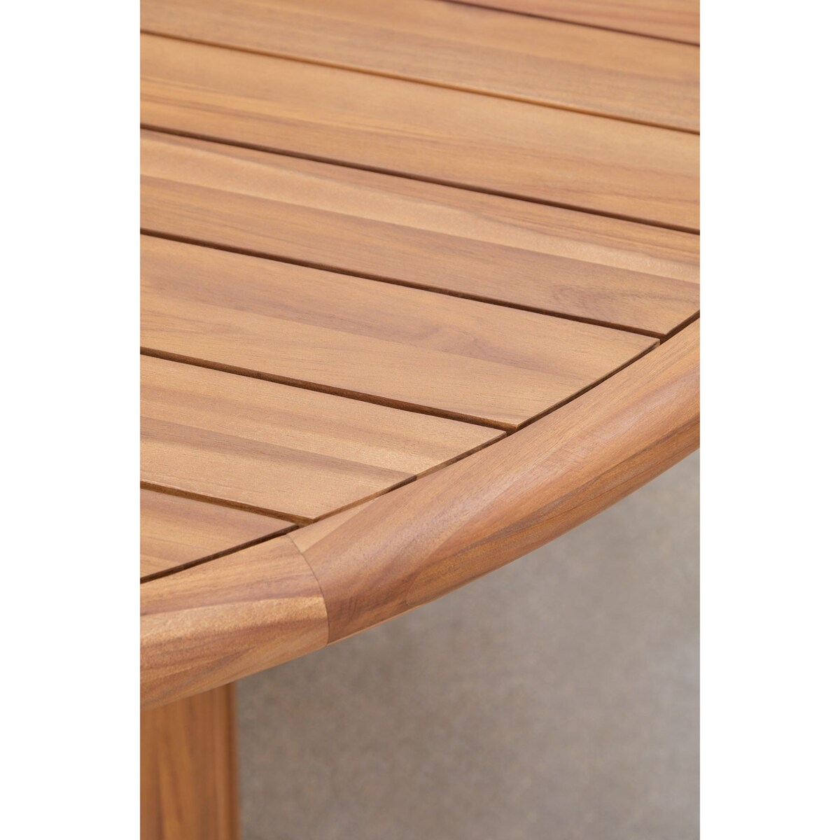 Stół ogrodowy Ø120 cm i 6 krzeseł, drewno akacjowe Danara/Elmina