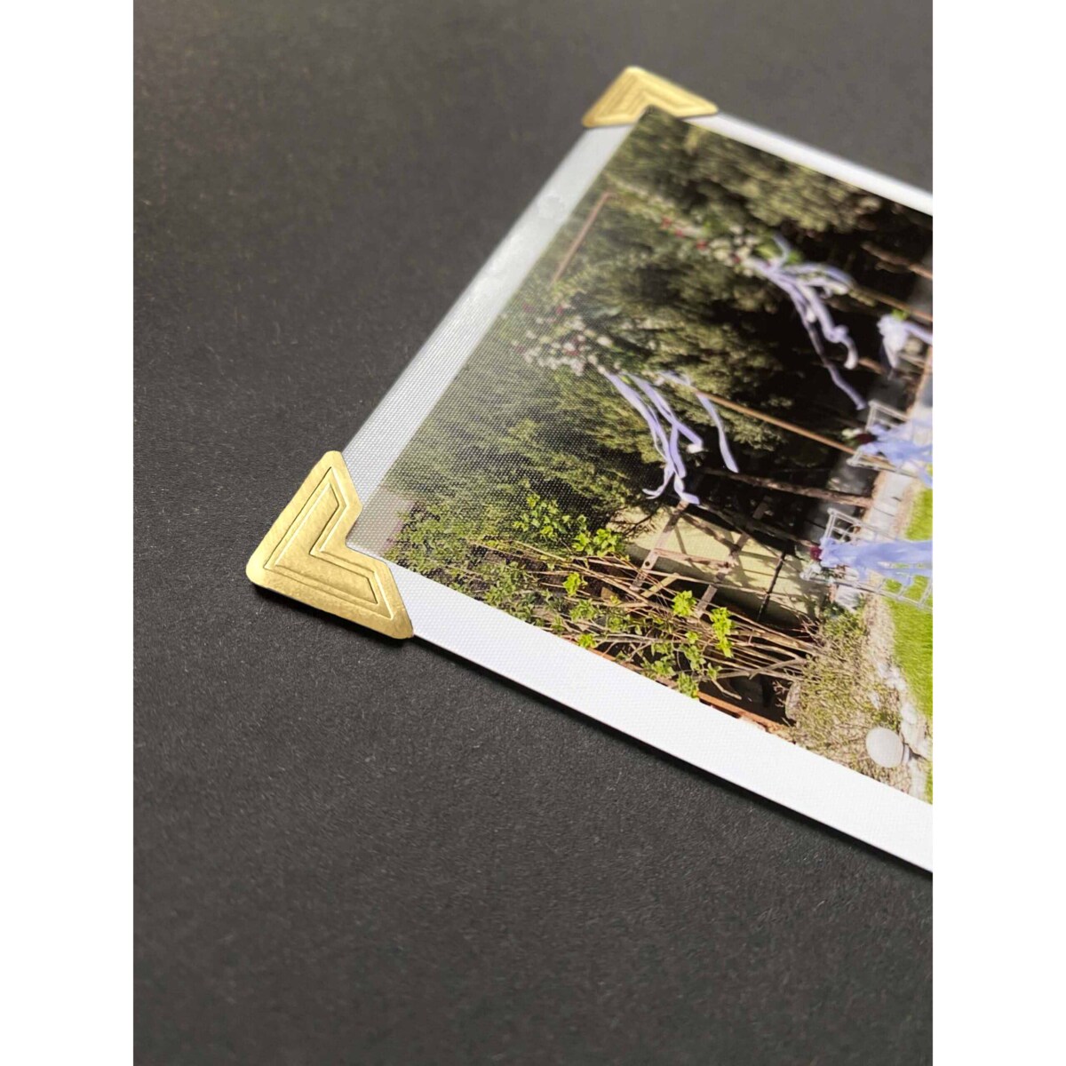 Czarno-Złote narożniki do zdjęć 96 szt. – papierowe, samoprzylepne!