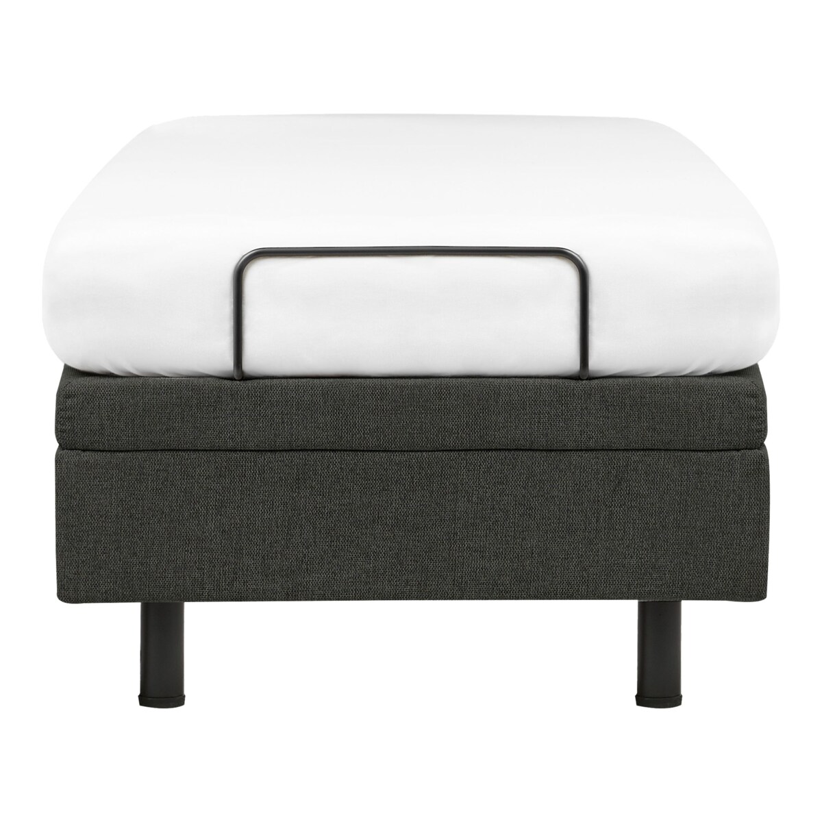 Łóżko regulowane bez zagłówka DUKE II 80 x 200 cm Ciemnoszary