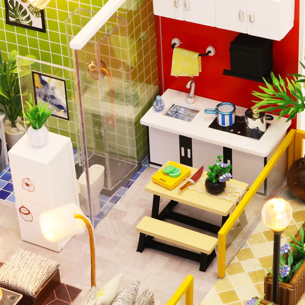 Miniaturowy domek - Skandynawskie życie