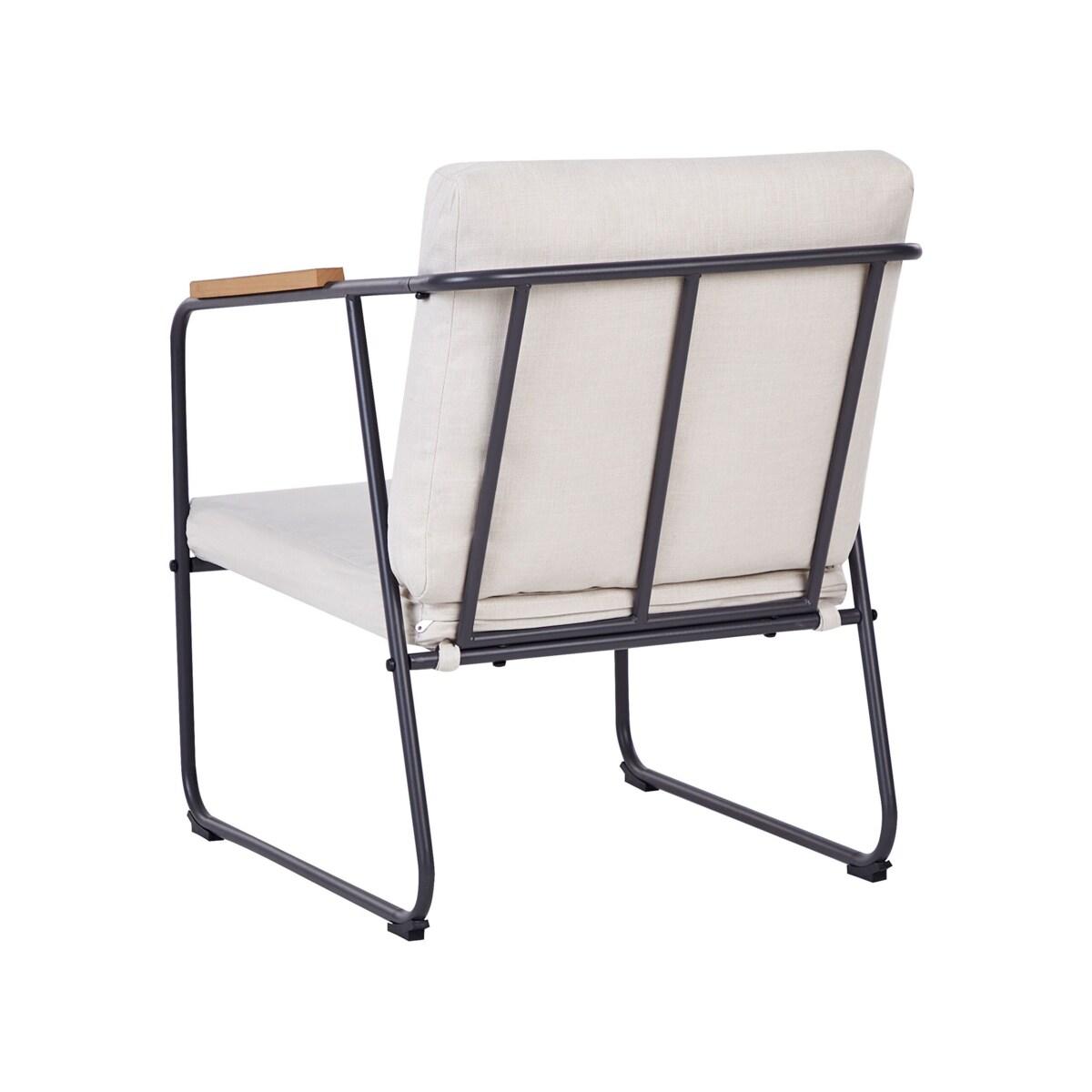 Duży zestaw wypoczynkowy dla 4 osób Stal Jasnobeżowy VEZZANA