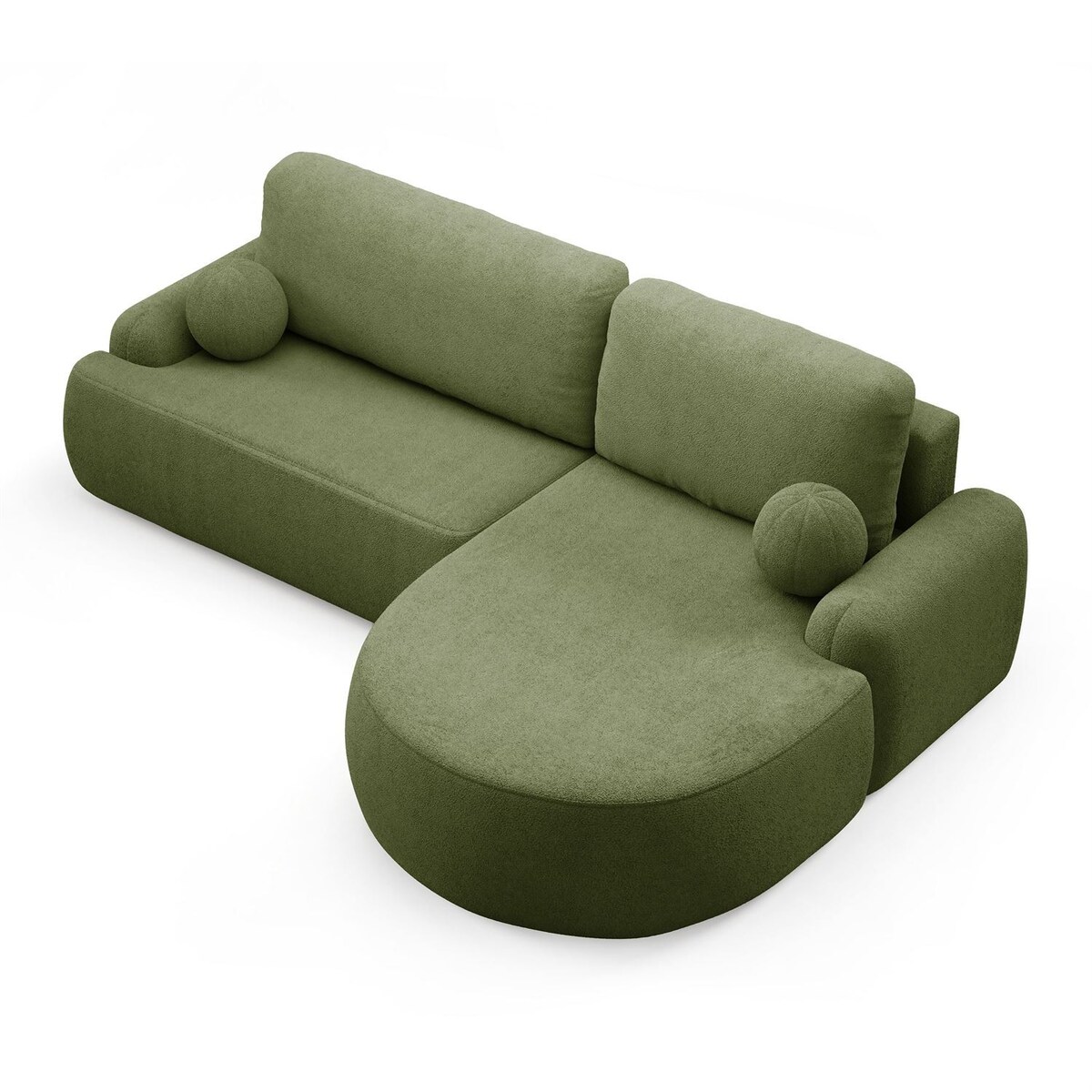 Zaokrąglony narożnik CLEO z funkcją spania, wersja prawa, Quelle 38