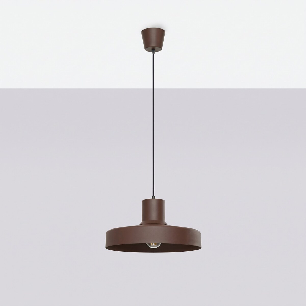Lampa wisząca BILO brązowa