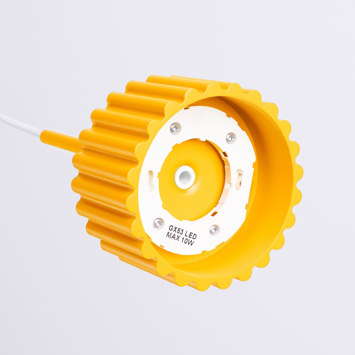 Lampa wisząca AURA 1 żółta Gx53