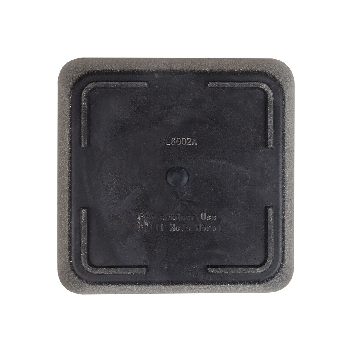 Zestaw 2 doniczek 34 x 34 x 34 cm ciemnoszare ZELI