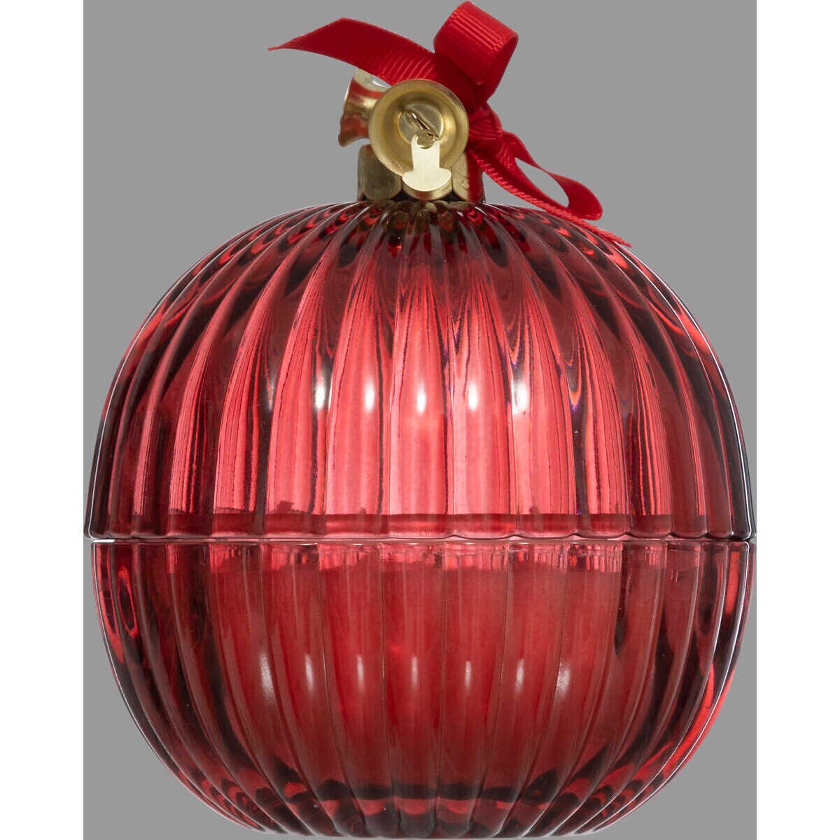 Świeca w szklanej bombce, Ø 11 cm