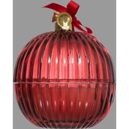 Świeca w szklanej bombce, Ø 11 cm