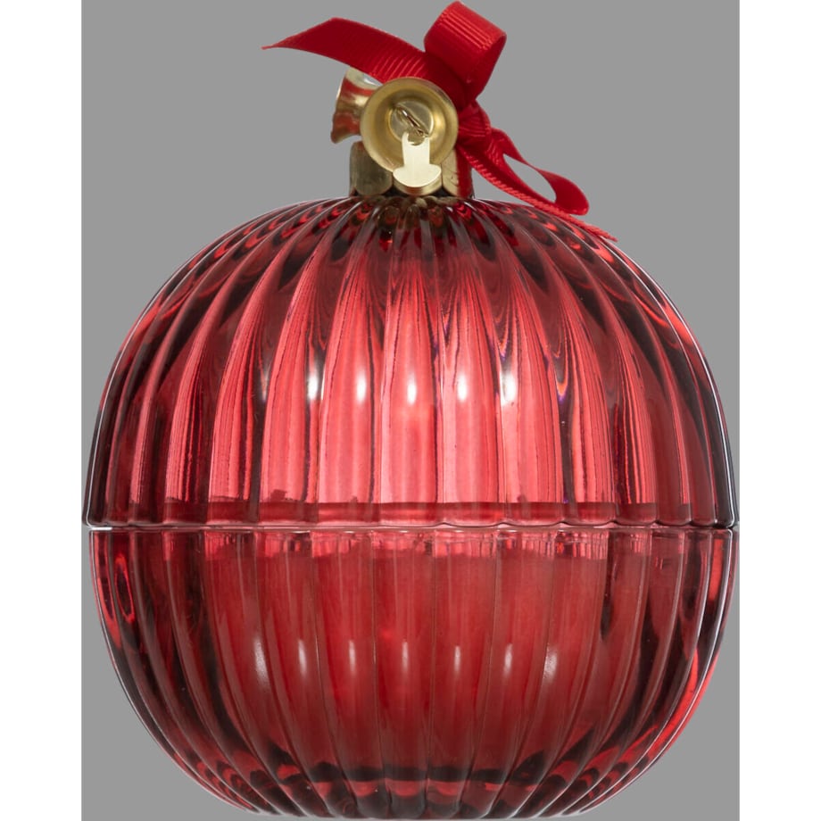 Świeca w szklanej bombce, Ø 11 cm