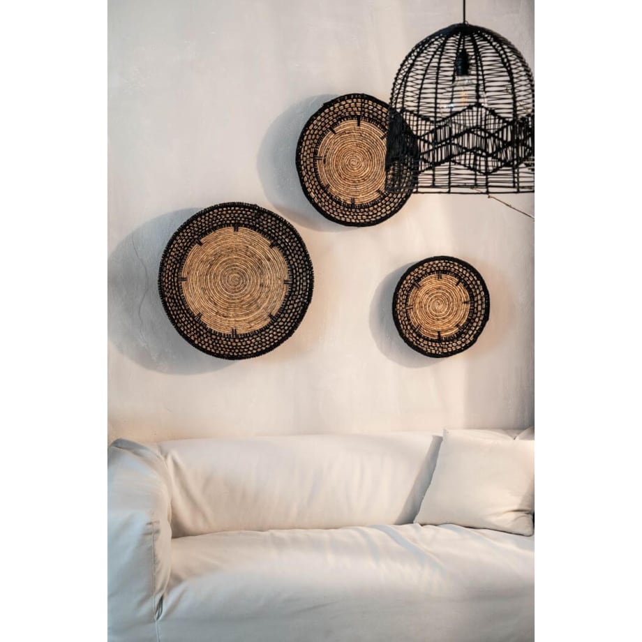 TALERZ Z BANANOWCA CZARNY S