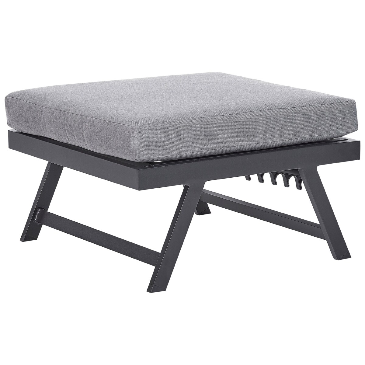 Narożnik ogrodowy ze stolikiem dla 5 osób COCCORINO Metal Szary