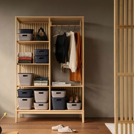 Pojemnik Plastikowy Ażurowy Pudełko Plastikowe Zamykany Z Pokrywką Box 10 L