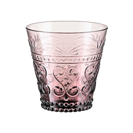 VILLA ITALIA Szklanka fioletowa 250 ml 9 cm FIORINO