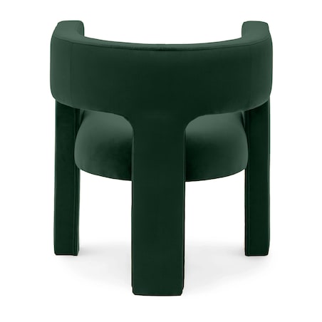 Fotel wypoczynkowy aksamitny zielony Tiana