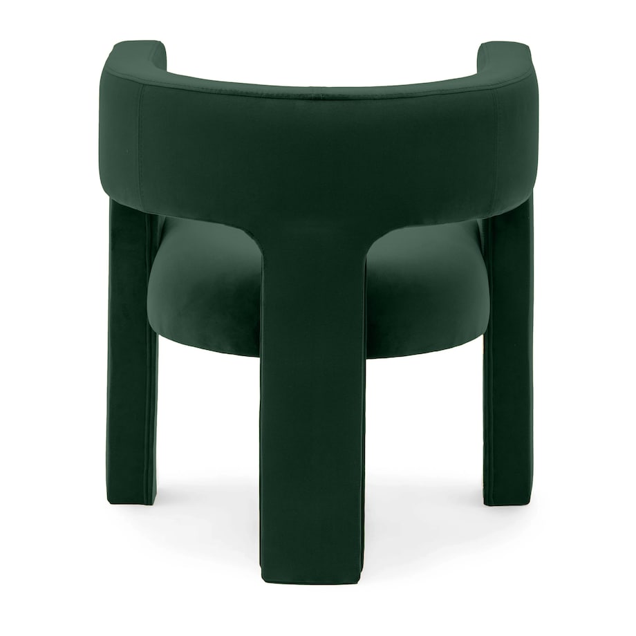 Fotel wypoczynkowy aksamitny zielony Tiana