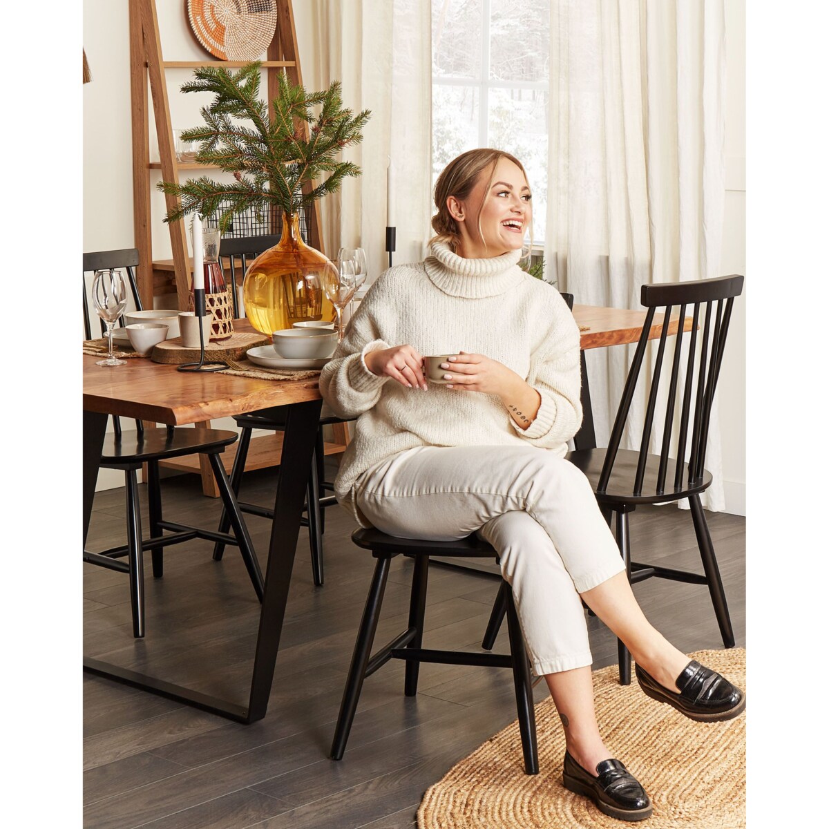 Dywan DEMIRCI Beżowy 120 x 180 cm Juta