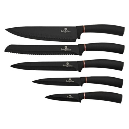 Zestaw pięciu noży z bambusową deską Berlinger Haus BH-2550