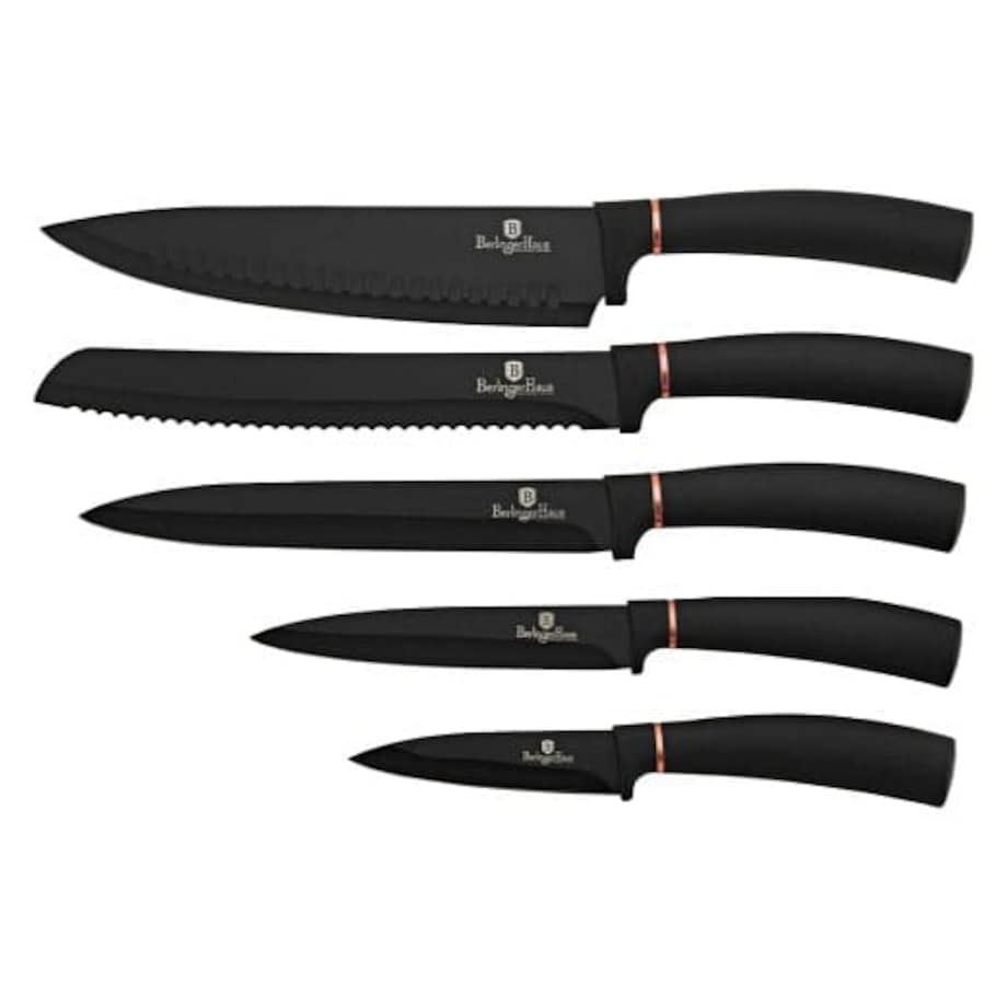 Zestaw pięciu noży z bambusową deską Berlinger Haus BH-2550