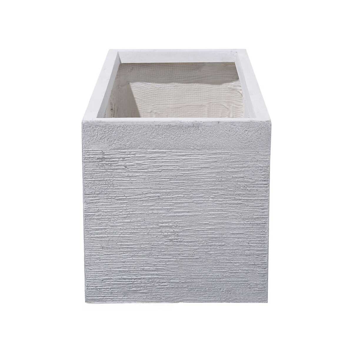 Doniczka 80 x 37 x 38 cm biała MYRA