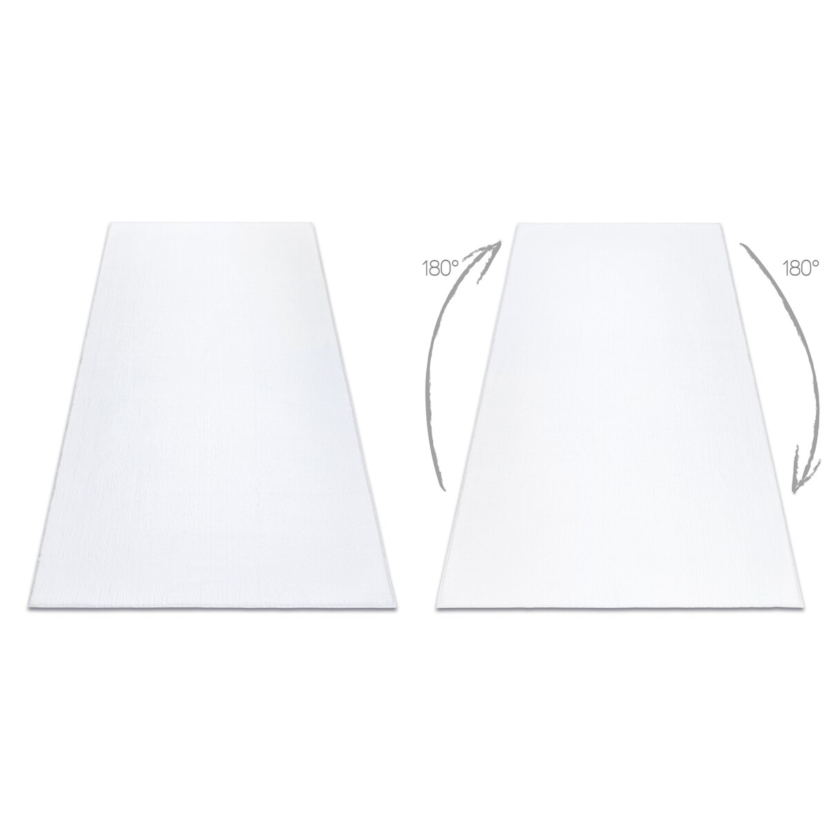 Dywan LINDO biały do prania, 120x170 cm