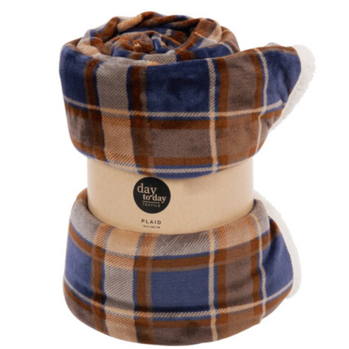 Koc w kratę, 200 x 150 cm