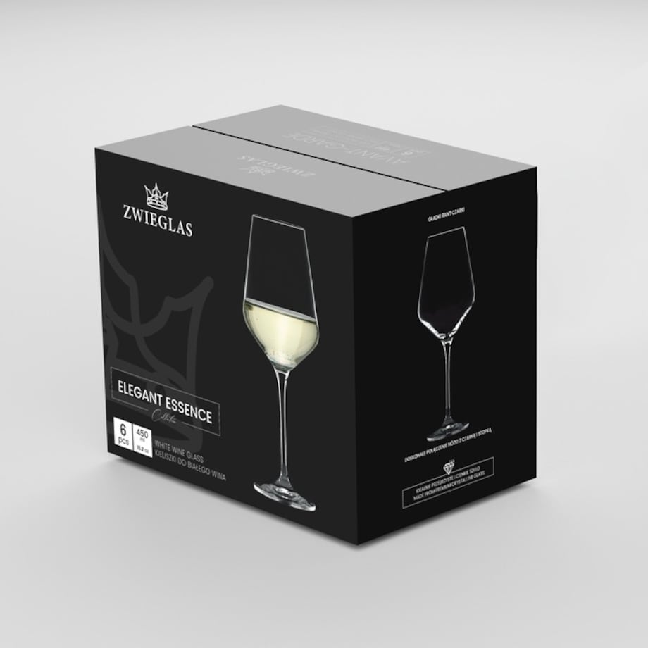 Kieliszki do wina białego ZWIEGLAS by Krosno komplet 6szt 450ml