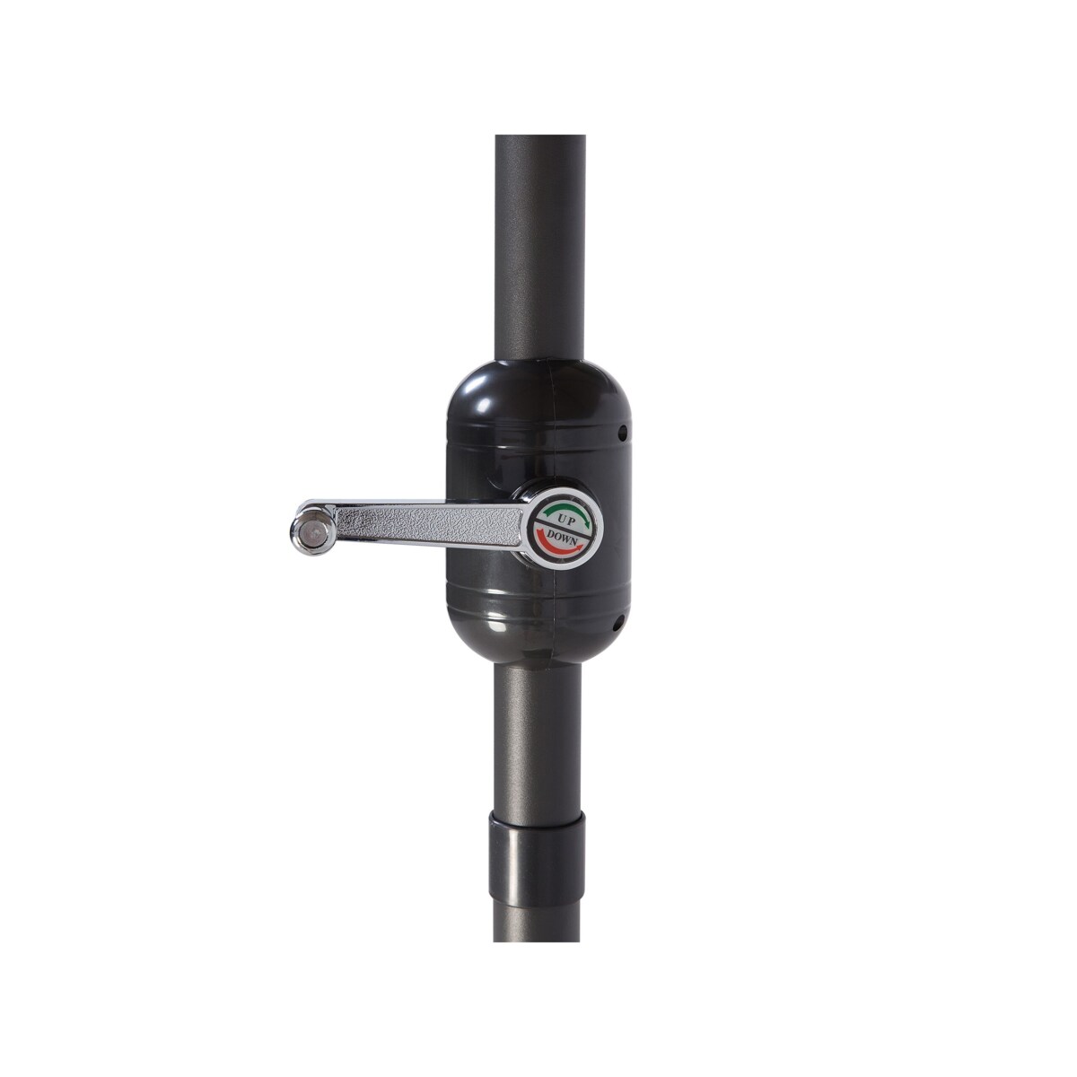 Parasol ogrodowy ⌀ 270 cm ciemnoszary VARESE