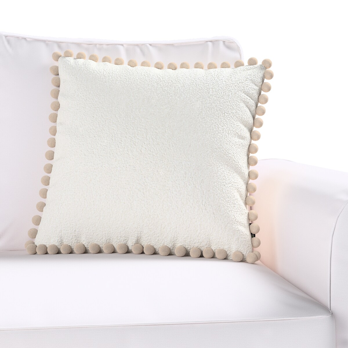 Poszewka Wera na poduszkę 45x45 biała bukla
