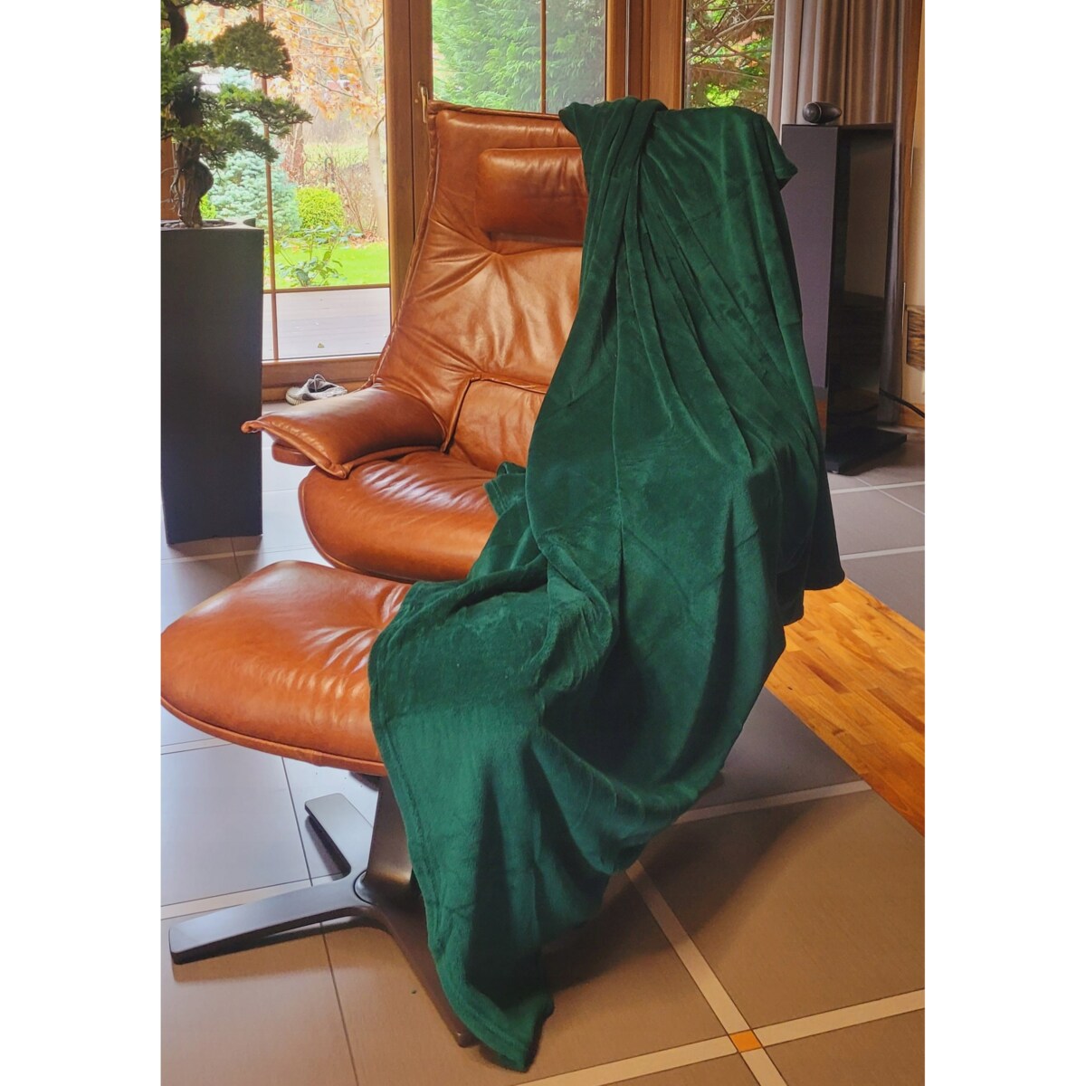 KOC POLAROWY 150x200 cm ZIELONY