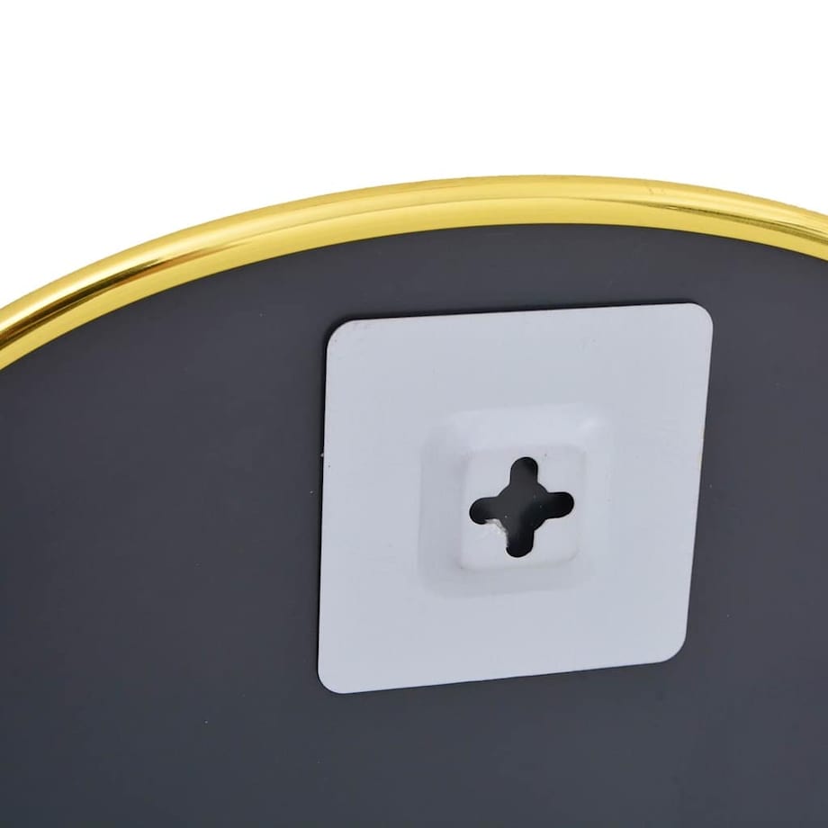 vidaXL Lustro ścienne, złote, 50x35 cm