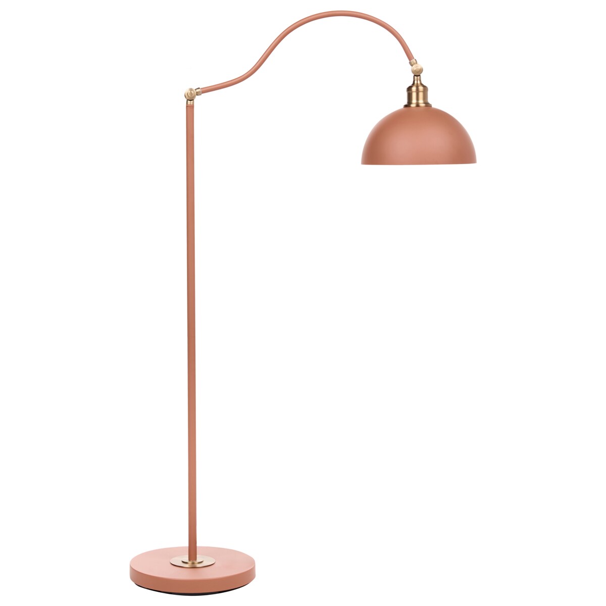 Lampa podłogowa LENNON Regulowana Metal Pomarańczowy