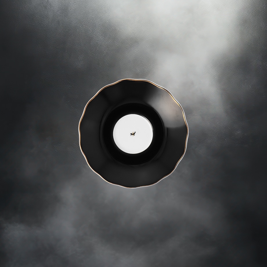 Spodek 14 cm małe kółko Alaska Circus Black G910