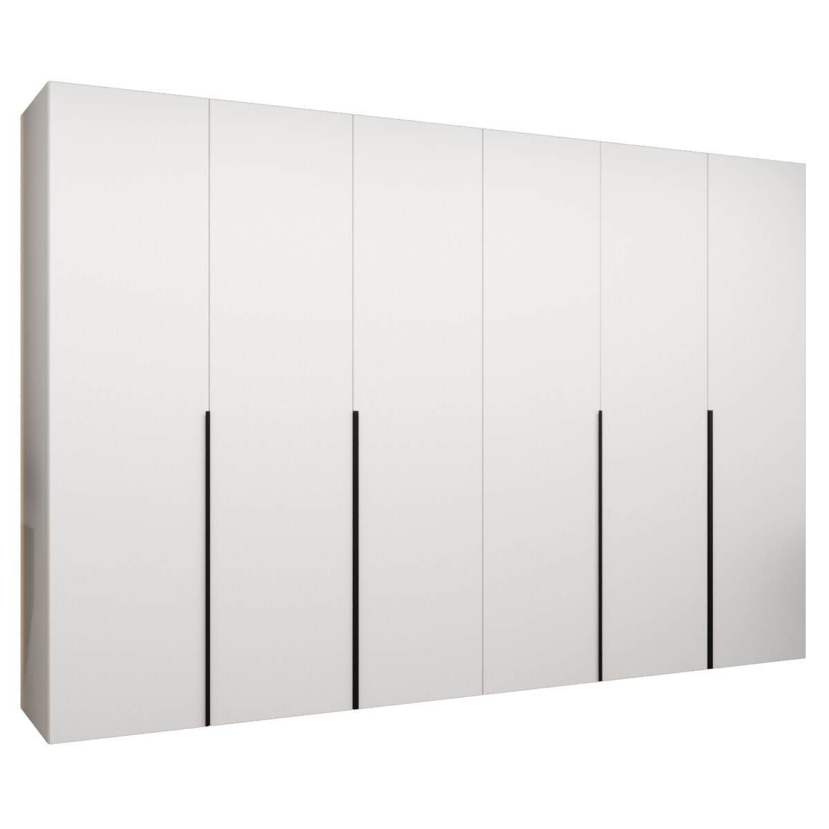 Szafa uchylna otwierana ALICANTE 1 300 wys. 202 cm Biały + u. Czarny