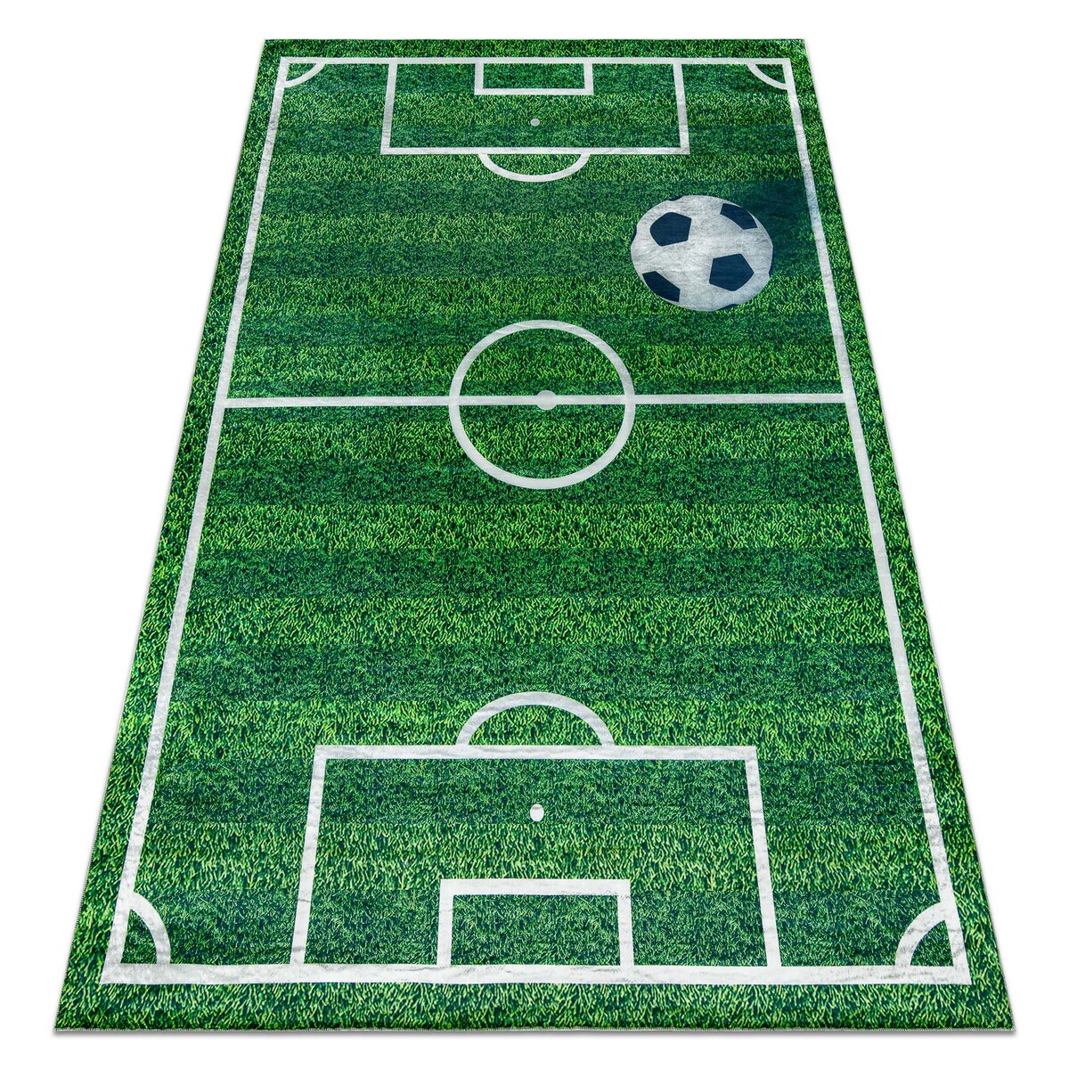 Dywan do prania BAMBINO 51760 Boisko, piłka 160x220 cm