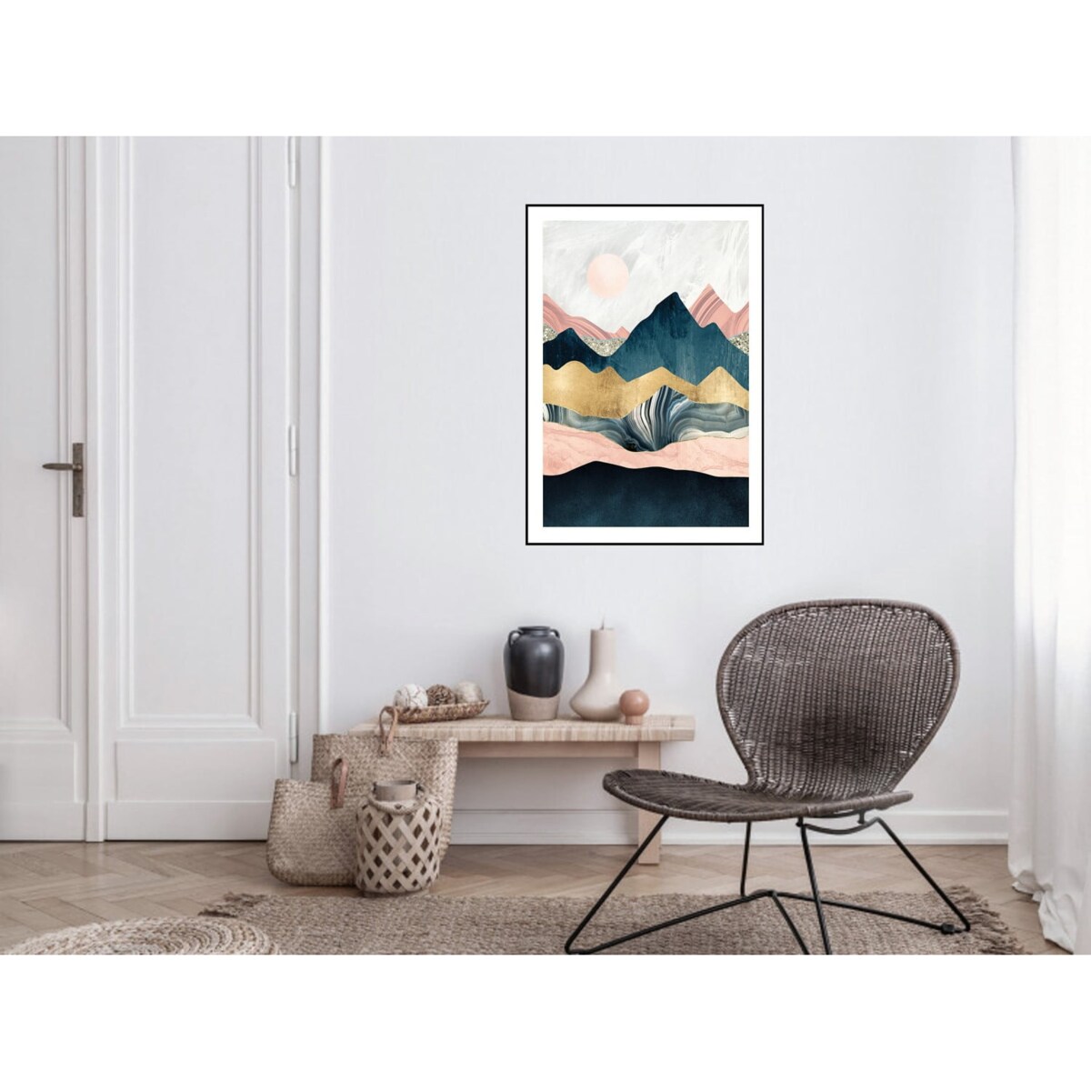 Poster Story, Plakat, Obraz - Abstrakcyjne Góry No4, wymiary 60 x 84 cm