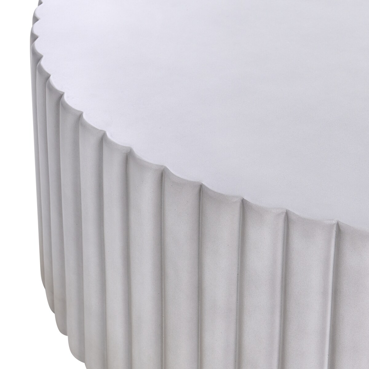 Stolik kawowy POZZA 117 cm 117 cm Szary