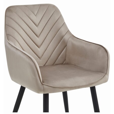 Krzesło Do Jadalni Kuchni Salonu Nana Ciemnobeżowe