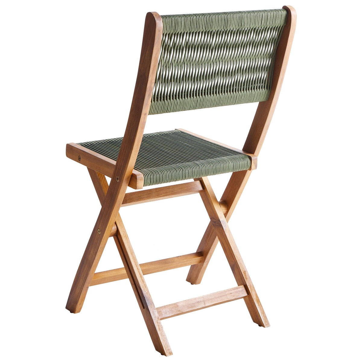 Zestaw ogrodowy dla 4 osób PROSSEDI Drewno akacjowe Zielony