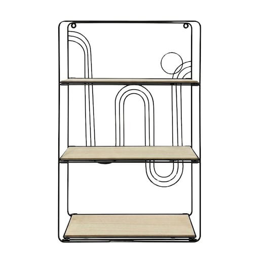 Szafka wisząca, 35 x 12 x 55 cm, 3 piętra, metalowa
