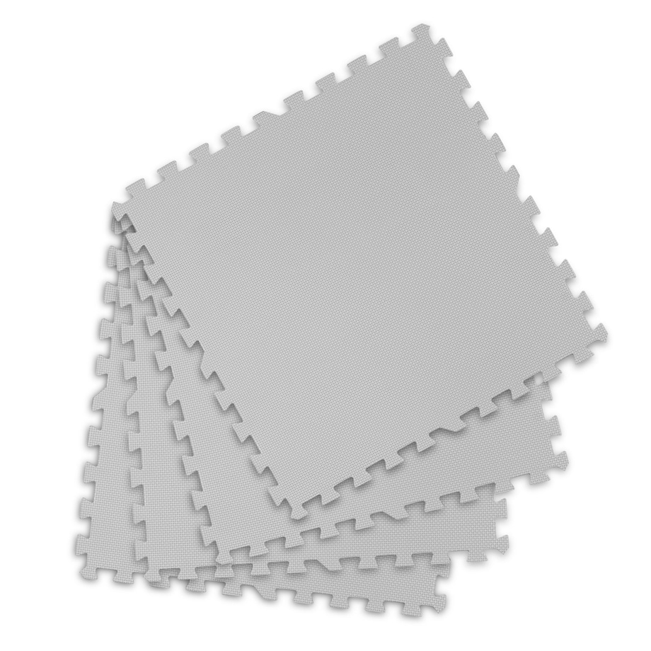 Duża mata piankowa puzzle piankowe 60x60 cm 4 szt. Ricokids szara