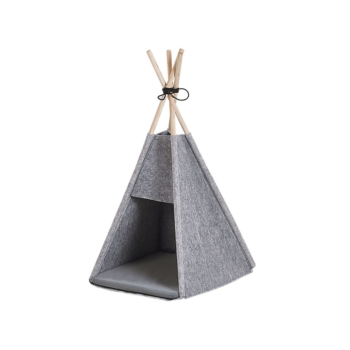 Namiot tipi dla kota 35 x 40 cm szary ULUBEY