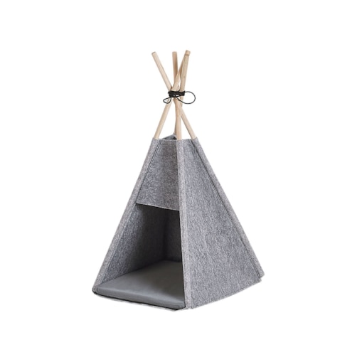 Namiot tipi dla kota 35 x 40 cm szary ULUBEY