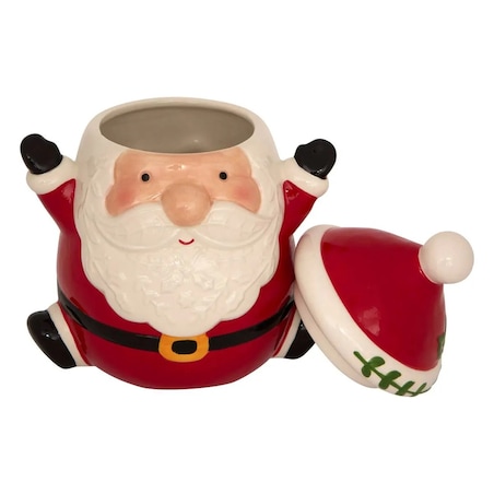 Pojemnik świąteczny na ciasteczka Santa Claus 23,5x18,5x15,5 cm