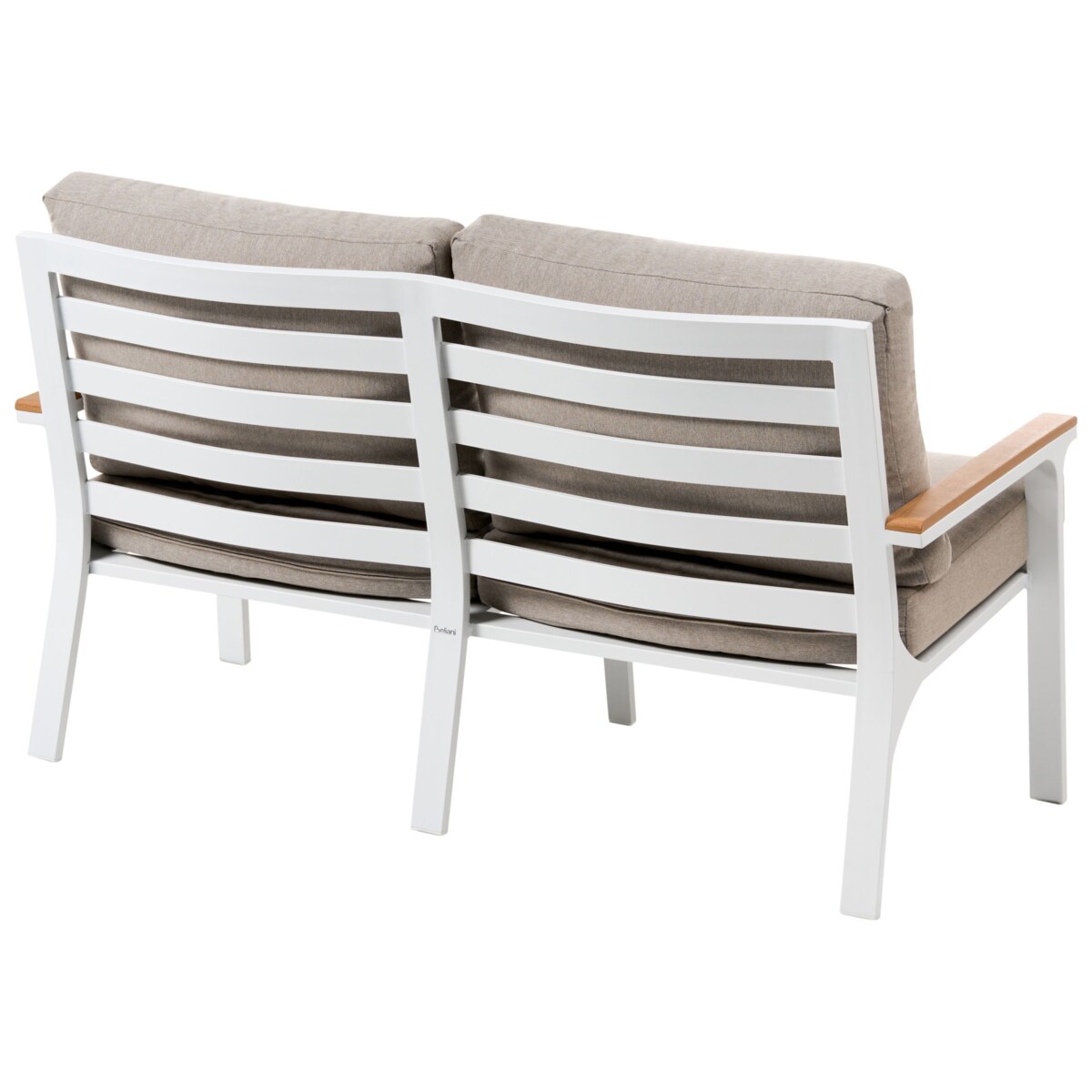 Zestaw ogrodowy ze stolikiem dla 4 osób ORERO Beżowoszary