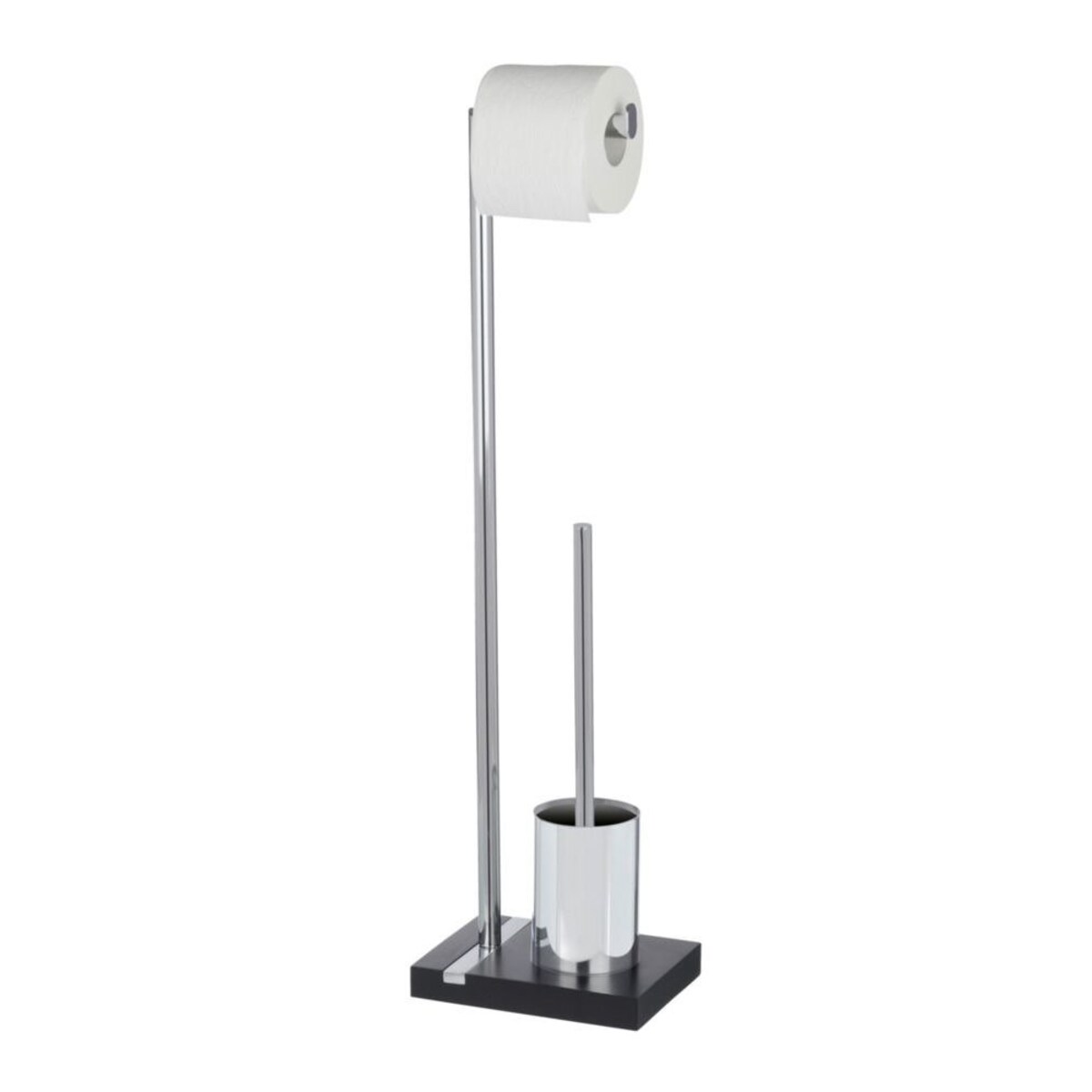 Stojak na ręczniki, papier toaletowy i szczotkę do wc NOBLE BLACK - zestaw, WENKO