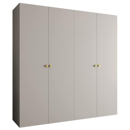 Szafa uchylna otwierana PARMA 1 200 wys. 202 cm Kaszmir + u. Złoty